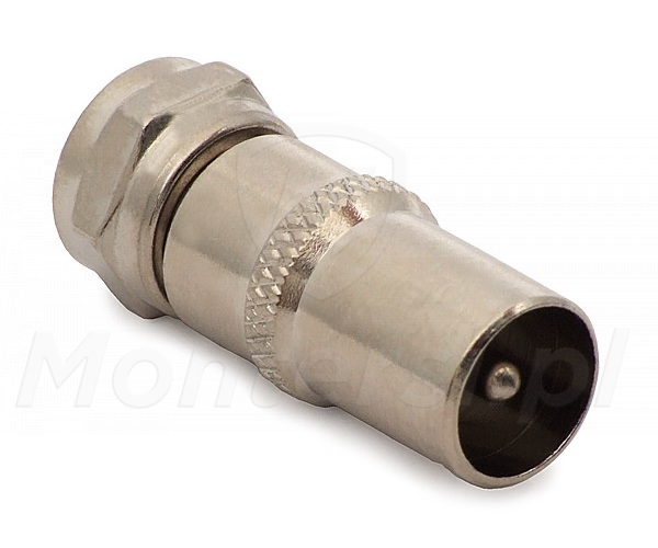 Przejście wtyk F - wtyk antenowy