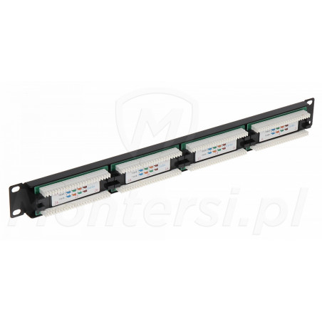 Tył patch panelu PP-24/RJ RACK