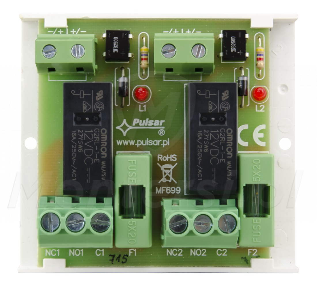 AWZ625 - Moduł przekaźnikowy PU2/HV, 30V/6A