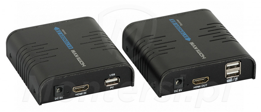 Konwerter sygnału HDMI na IP z przedłużaczem USB