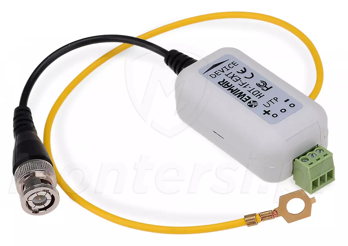 HDT-1F-EXT - konwerter UTP na przewód koncentryczny