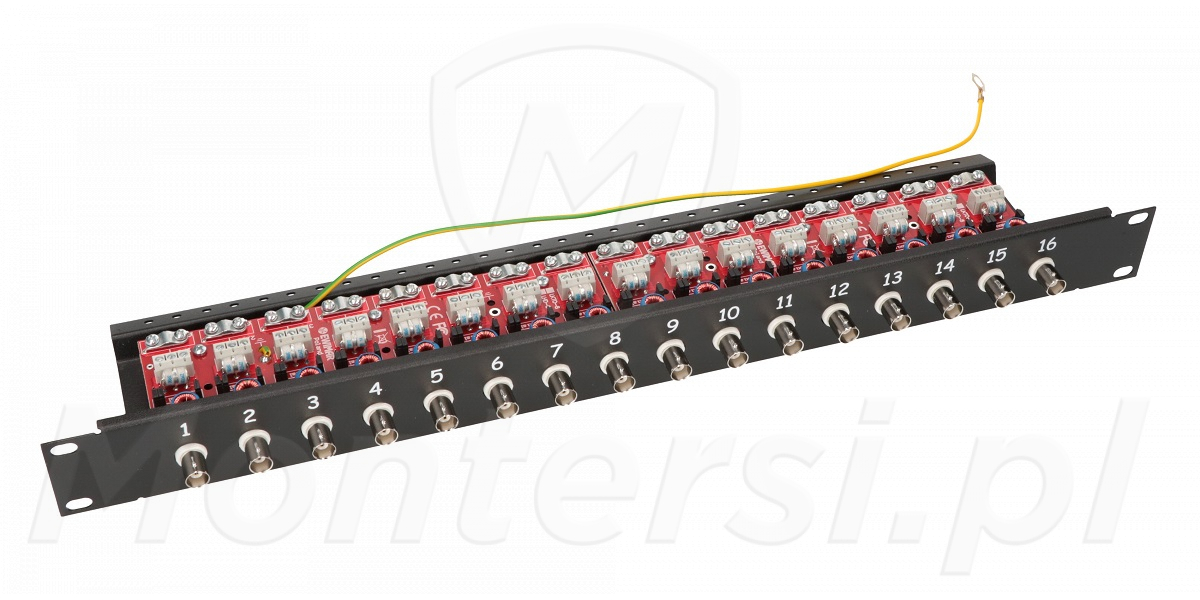 LHD-16R-EXT - Zabezpieczenie przepięciowe do kabla koncentrycznego i UTP