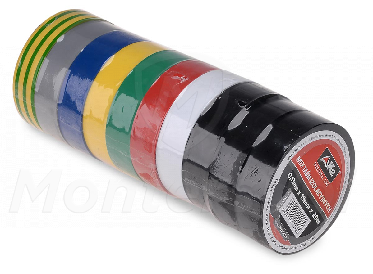 Taśmy izolacyjne PVC - mix kolorów