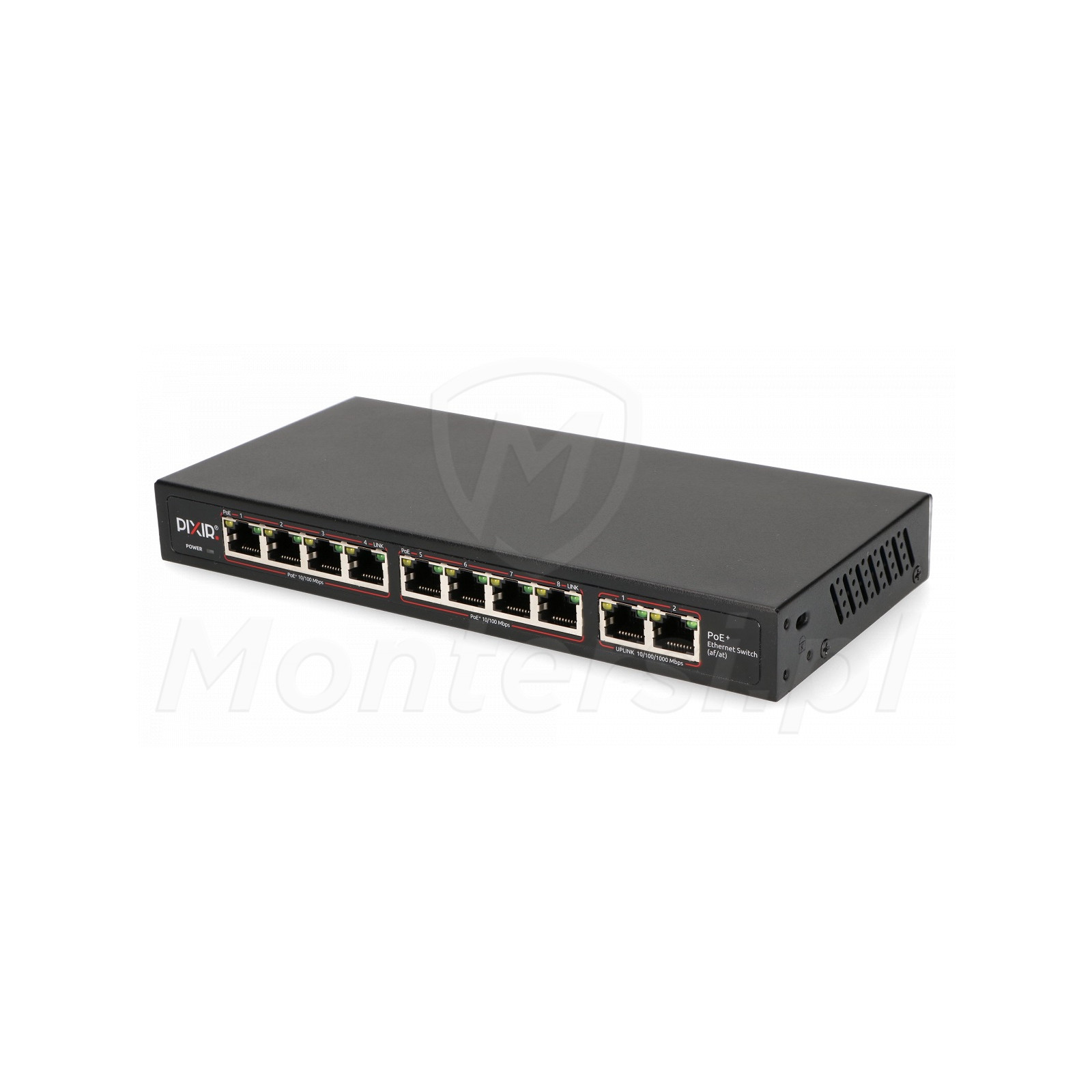 Switch PoE PIX-POE8AT-2GE