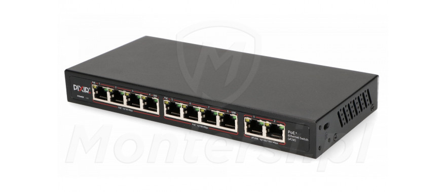 Switch PoE PIX-POE8AT-2GE