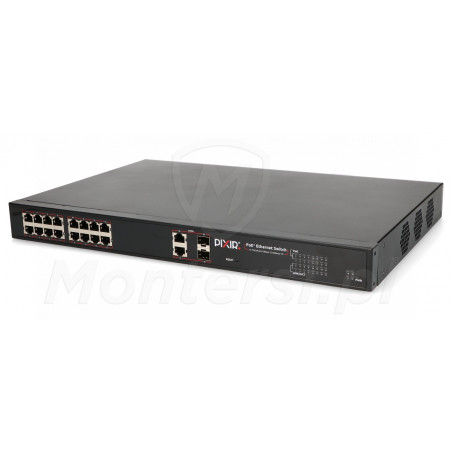 Switch PoE PIX-POE16AT-2GE-2SFP