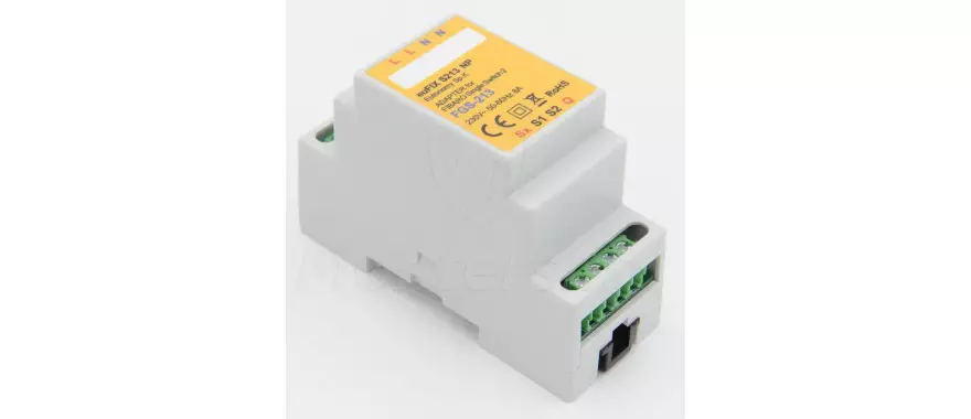 euFIX S213NP - Adapter bez przycisków na szynę DIN 35 mm dla FGS-213
