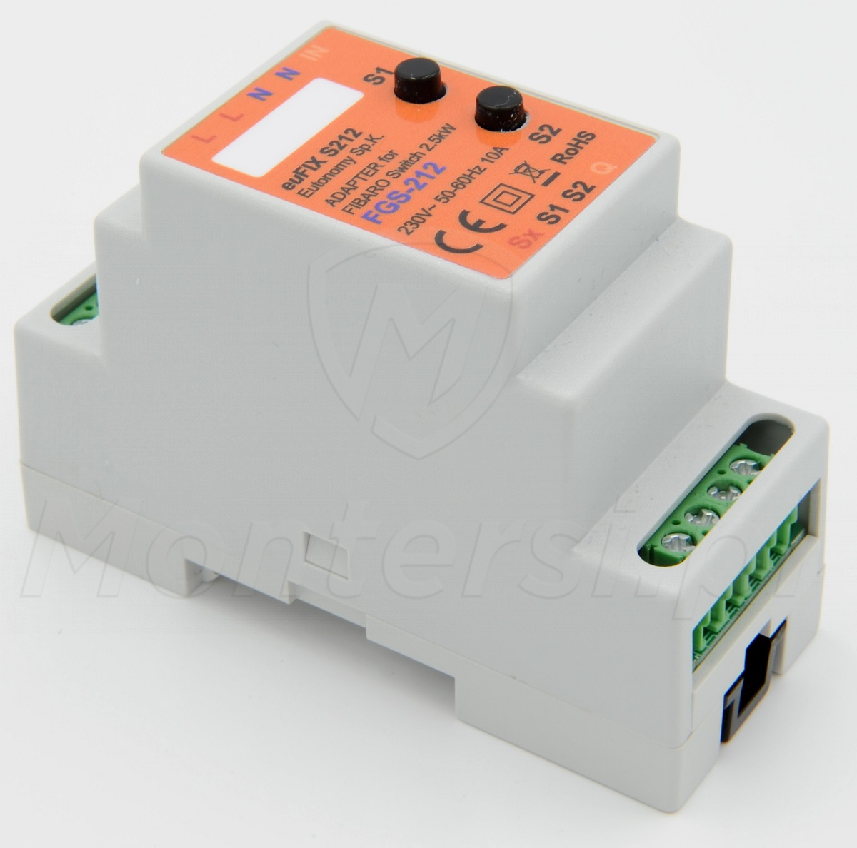 euFIX S212 - Adapter na szynę DIN 35 mm dla FGS-212 euFIX S212 - Adapter na szynę DIN 35 mm dla FGS-212