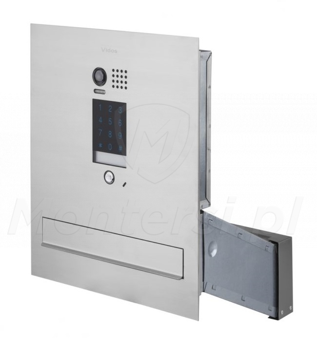 S1401D-SKM - 1-abonentowy panel VIDOS DUO ze skrzynką na listy