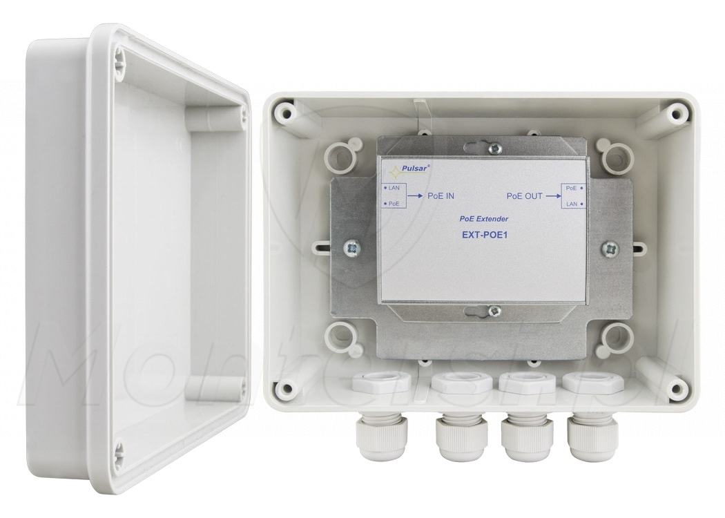 EXT-POE1H - Extender PoE 1x IN / 1x OUT, IP56