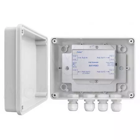 Wnętrze extendera PoE EXT-POE3H