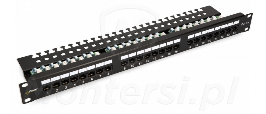 RP-U24V5 - Patch Panel UTP, 24 porty Cat. 5e