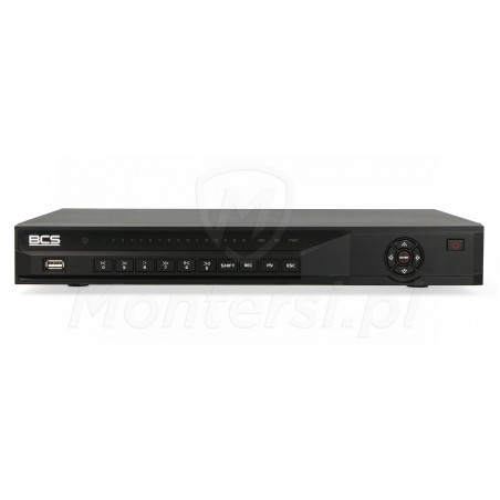 Front rejestratora IP BCS-NVR1602-4K-III