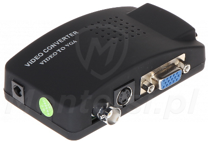 VGA-1920F - Konwerter sygnału BNC, S-Video do VGA