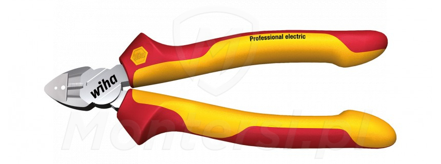 Wiha 26745 - Szczypce do cięcia bocznego z funkcją zdejmowania izolacji Professional electric z DynamiJoint, do pracy pod napięc Wiha 26745 - Szczypce do cięcia bocznego z funkcją zdejmowania izolacji Professional electric z DynamiJoint, do pracy pod napięc
