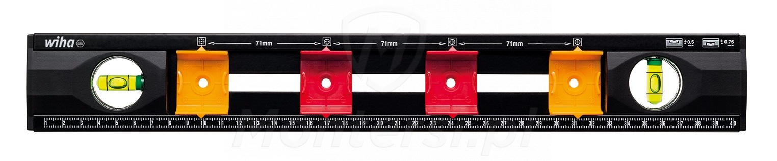 Wiha 42074 - Poziomica dla elektryków, 40cm Wiha 42074 - Poziomica dla elektryków, 40cm
