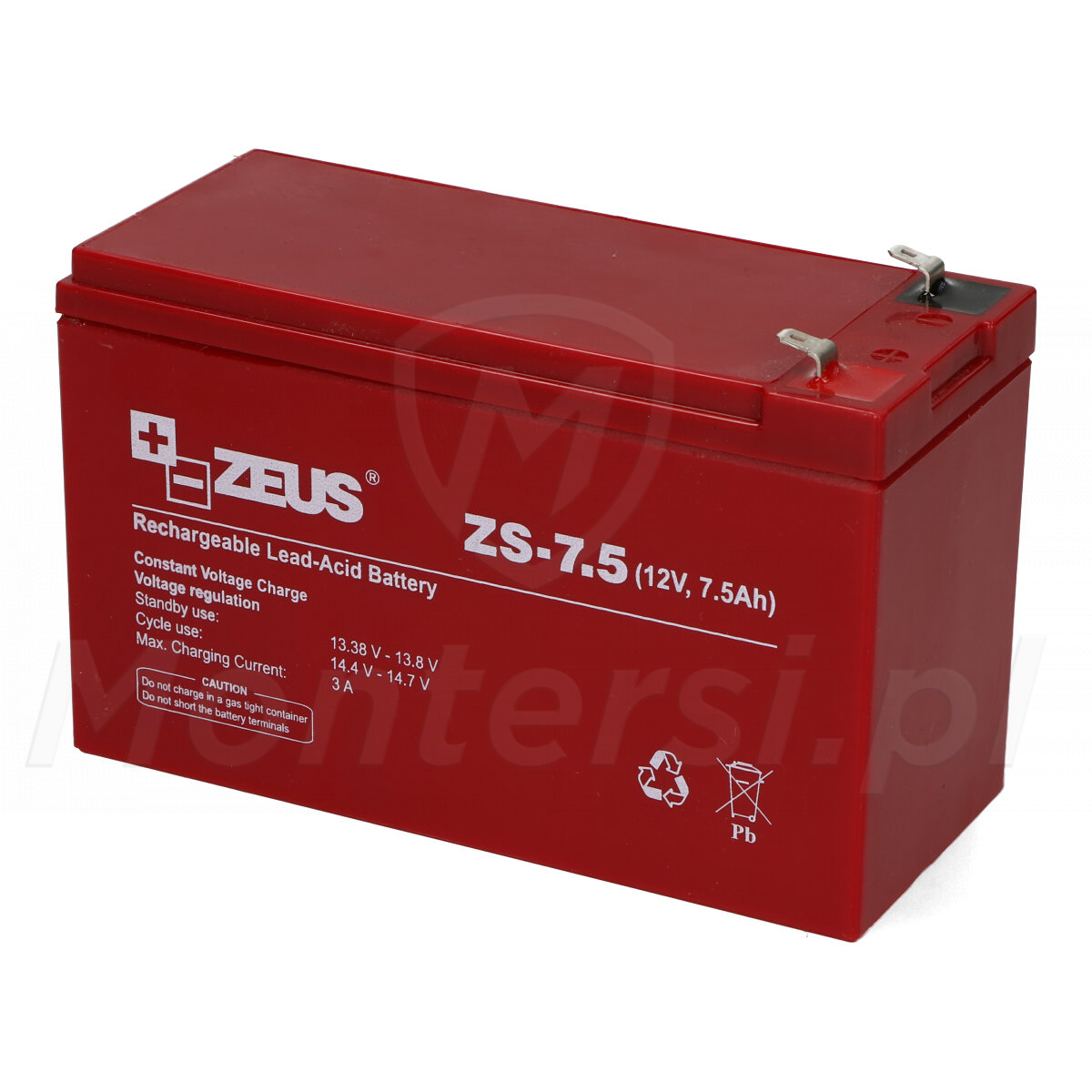 7.5 Ah / 12 V - Akumulator ZS-7.5