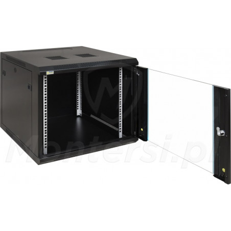 Szafa rack RW966 z otwartymi drzwiami