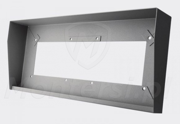 DA-2H - Natynkowa ramka montażowa, dwusegmentowa srebrna