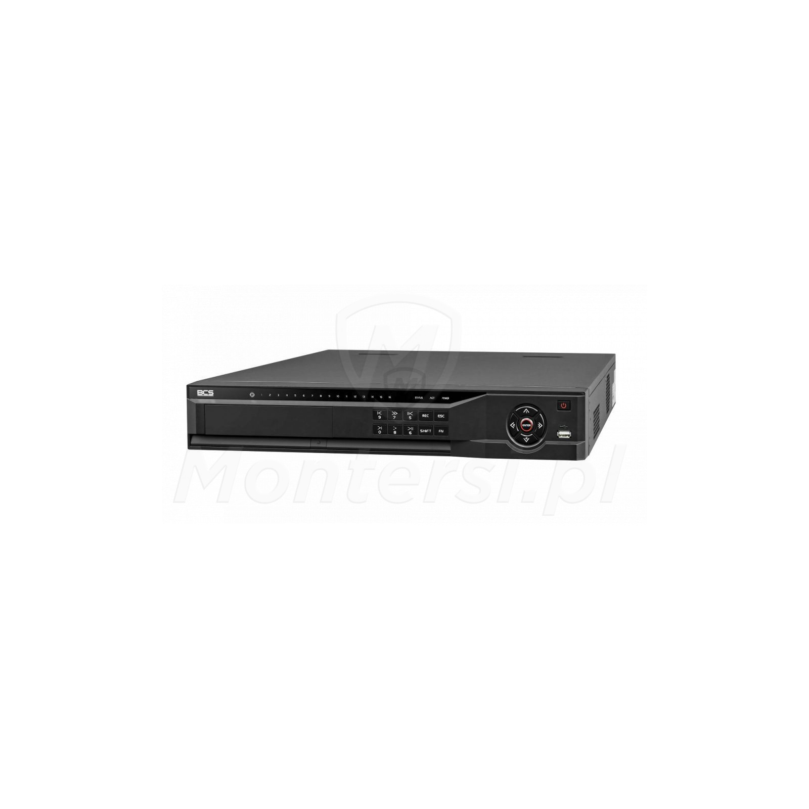 BCS-NVR3204-4KE-AI - Rejestrator IP, 32-kanałowy, 200Mb/s, 12Mpx