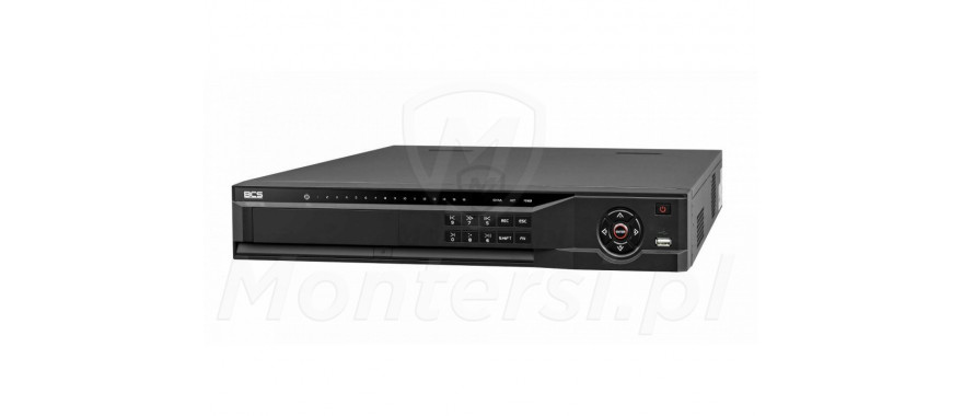 BCS-NVR3204-4KE-AI - Rejestrator IP, 32-kanałowy, 200Mb/s, 12Mpx