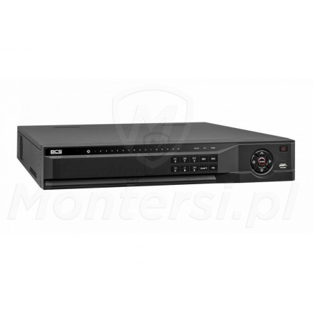 BCS-NVR3204-4KE-AI - Rejestrator IP, 32-kanałowy, 200Mb/s, 12Mpx