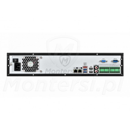 BCS-NVR3208-4K-AI - Rejestrator IP, 32-kanałowy (tył)