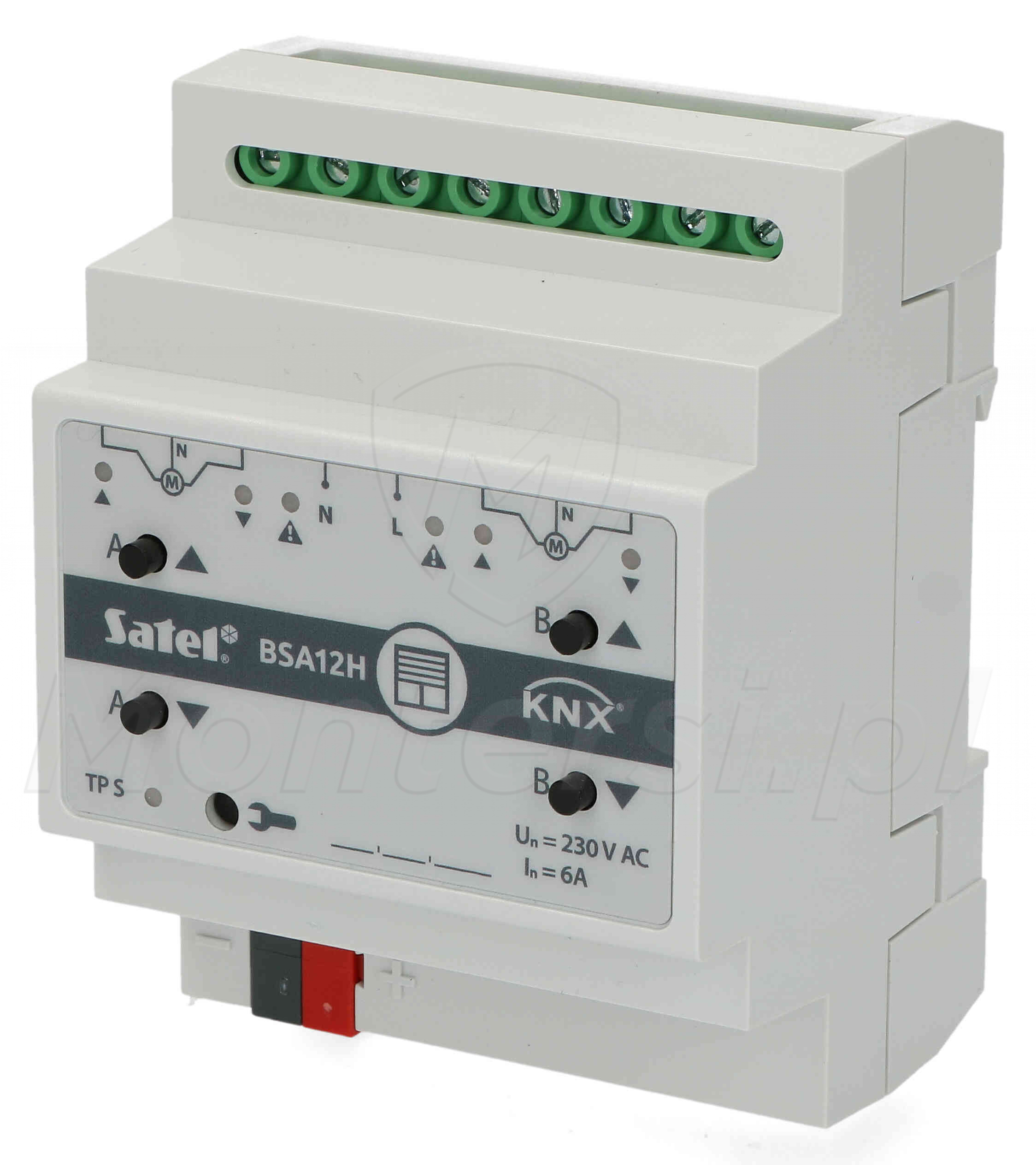 KNX-BSA12H - Uniwersalny dwukanałowy aktor żaluzjowy KNX-BSA12H - Uniwersalny dwukanałowy aktor żaluzjowy