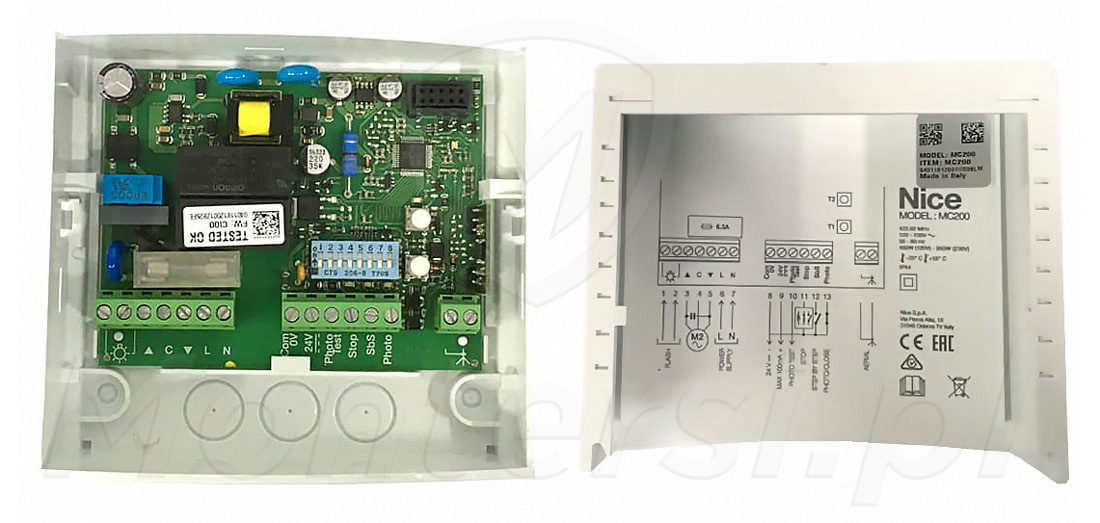 MC200 - Centrala sterująca do siłowników 230V MC200 - Centrala sterująca do siłowników 230V