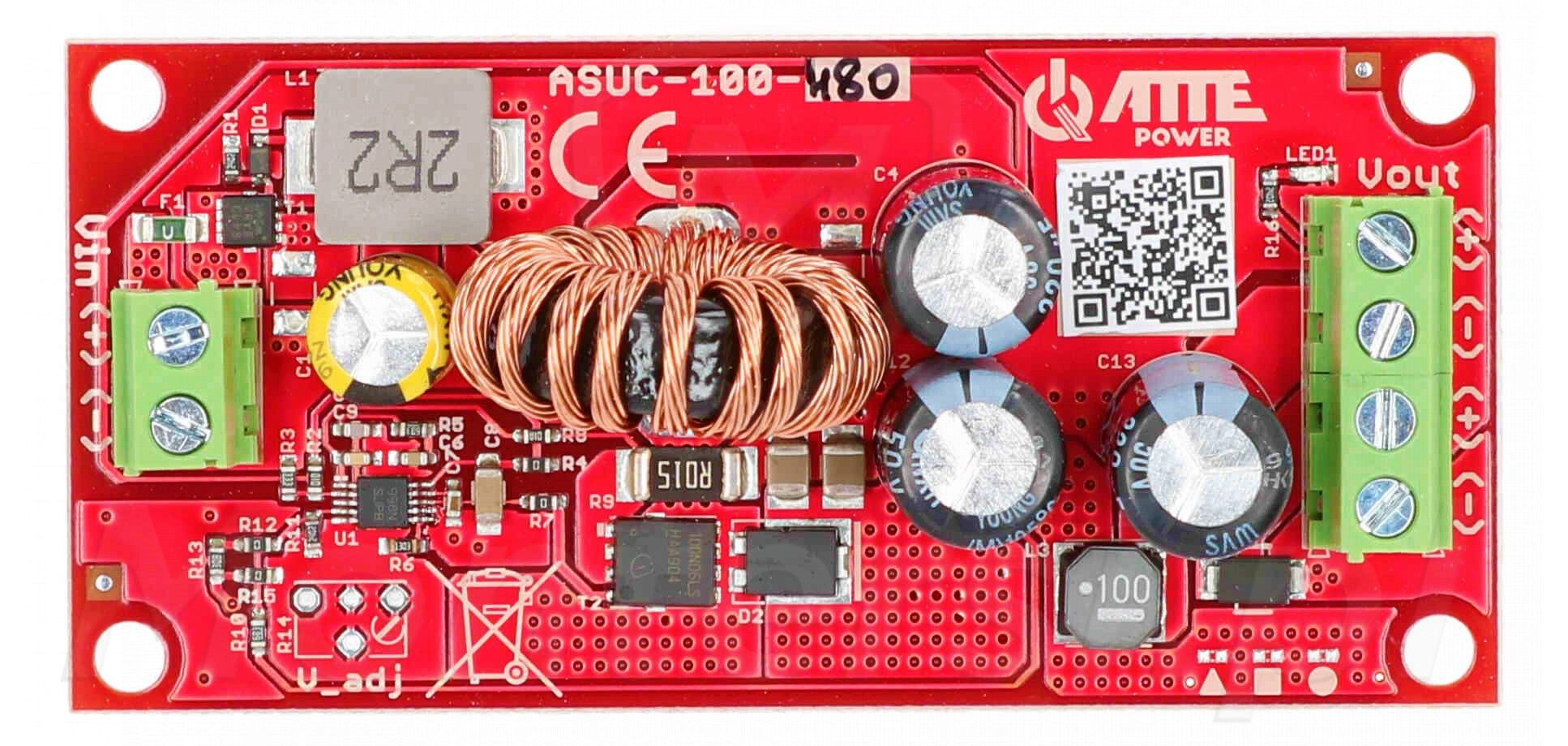 ASUC-100-480-OF - Moduł podwyższający napięcie 100 W, ATTE
