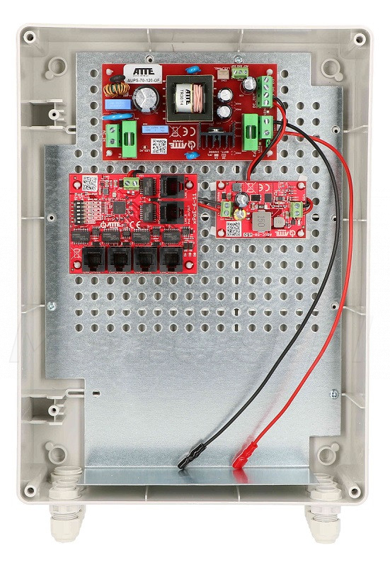 IPUPS-5-11-XL2 - Zasilacz buforowy 5x PoE, 1x UPLINK, 72W, IP56, ATTE IPUPS-5-11-XL2 - Zasilacz buforowy 5x PoE, 1x UPLINK, 72W, IP56, ATTE