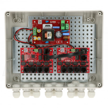 Wnętrze zestawu zasilania ATTE IP-9-11-L2