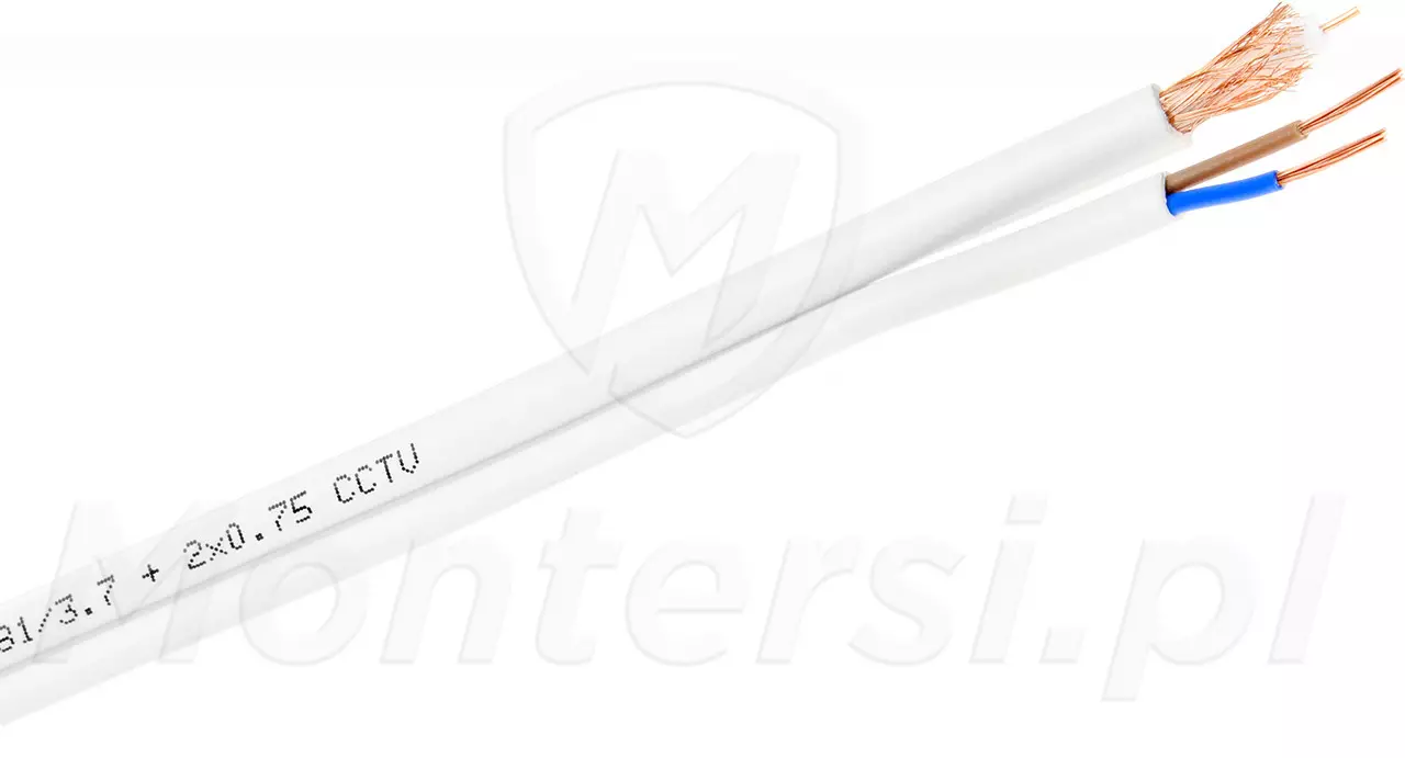 YAP HD 75-0.8/3.7+2x0.75 - Kabel koncentryczny