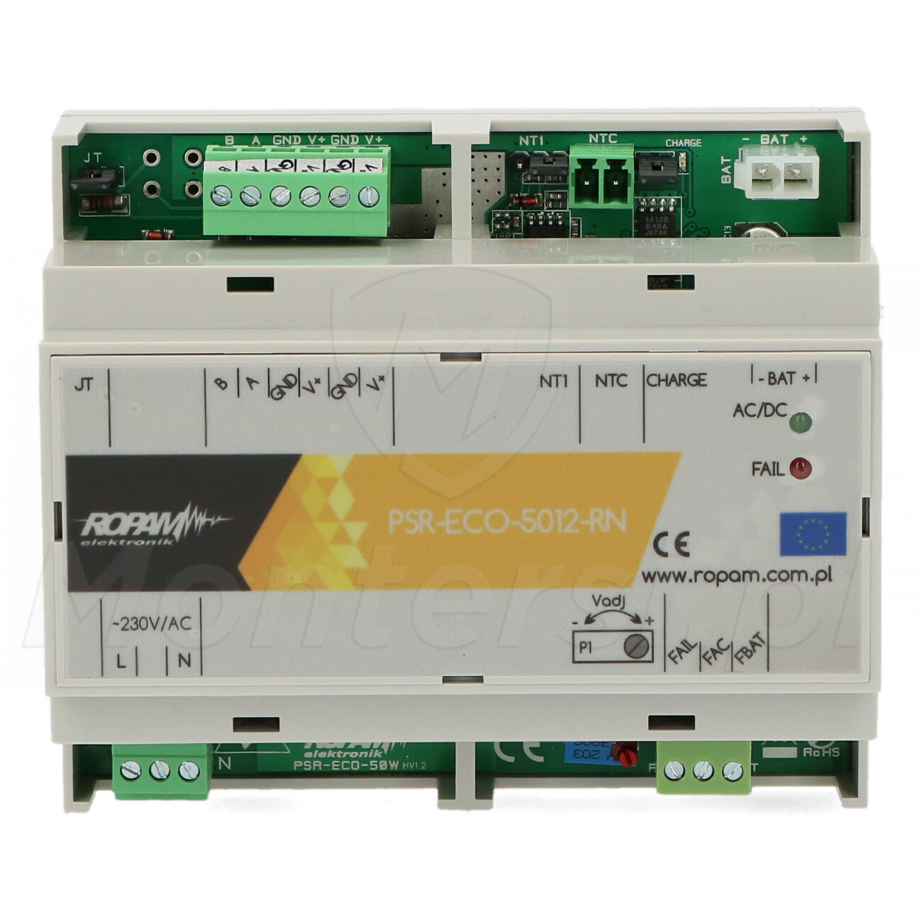 PSR-ECO-5012-RN - Zasilacz buforowy 12V/3A PSR-ECO-5012-RN - Zasilacz buforowy 12V/3A