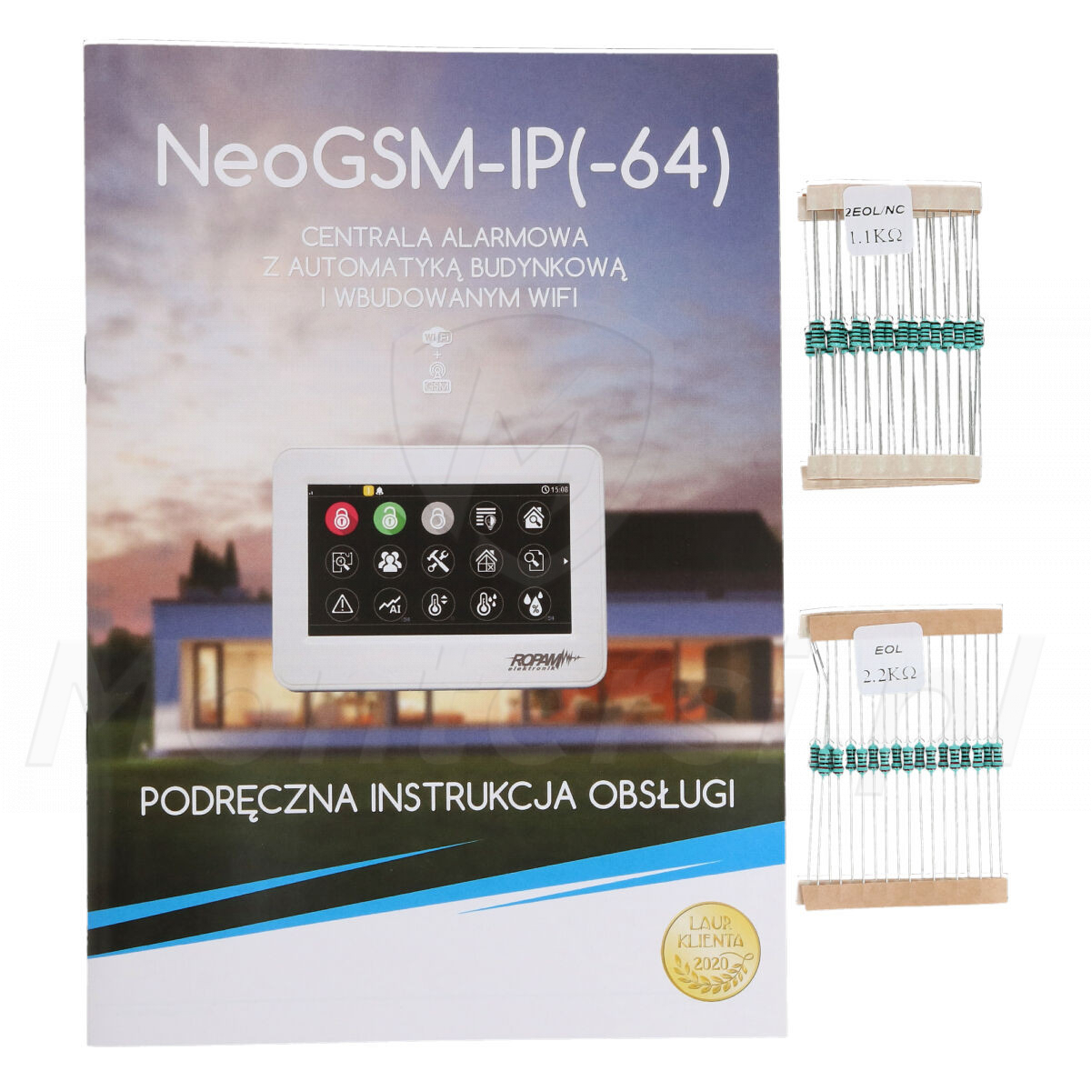 NeoGSM-IP-64-PS-D12M - Centrala alarmowa