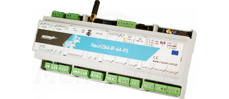 NeoGSM-IP-64-PS-D12M - Centrala alarmowa