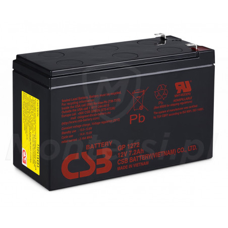 Akumulator bezobsługowy CSB GP 1272