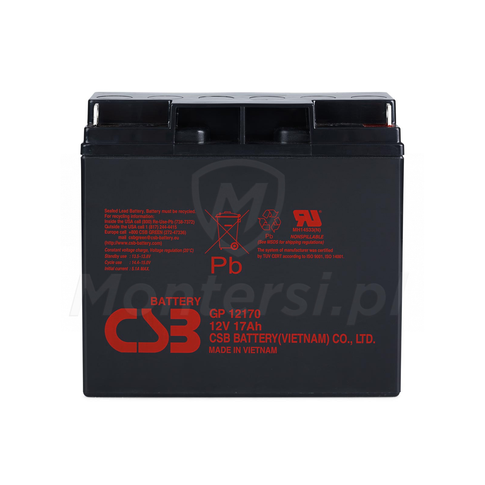 GP 12170 - Akumulator 17Ah / 12V CSB