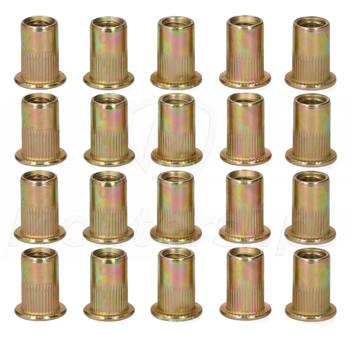 YT-36473 - Nitonakrętki stalowe M6, 20 szt.