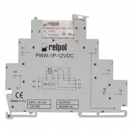 Bok modułu RM69-12V-1P