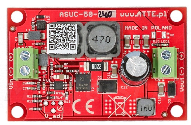 ASUC-50-240-OF - Moduł podwyższający napięcie 50 W, ATTE