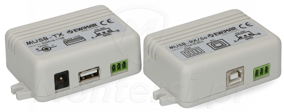 MUSB-1/1 - Zestaw przedłużacza myszy USB MUSB-1/1 - Zestaw przedłużacza myszy USB