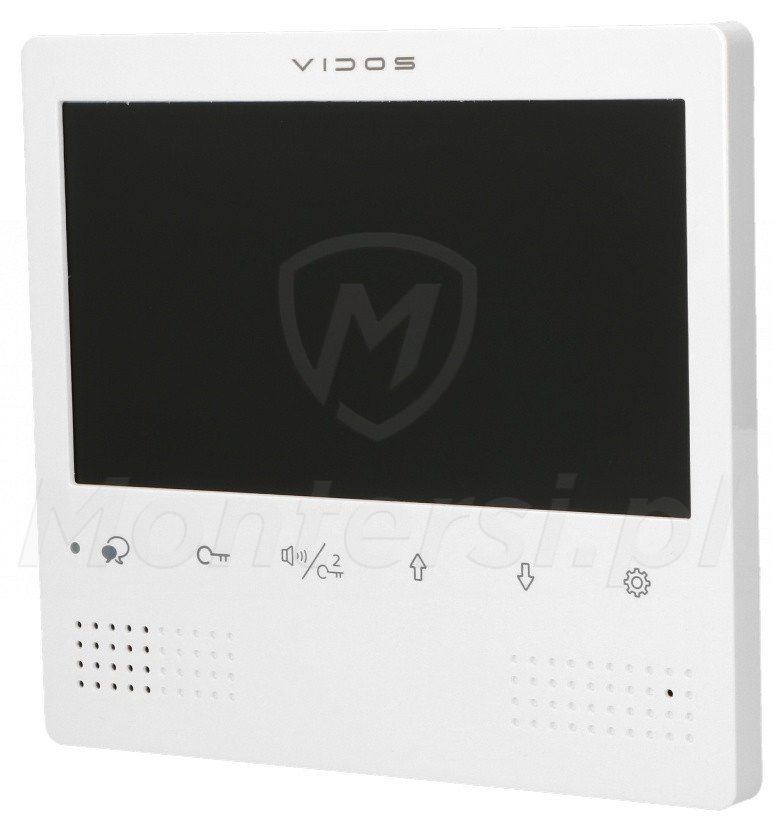 M1023W - Monitor głośnomówiący 7" Biały