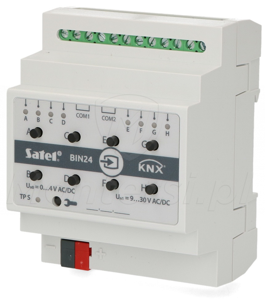 KNX-BIN24 - Uniwersalny moduł wejść binarnych KNX-BIN24 - Uniwersalny moduł wejść binarnych