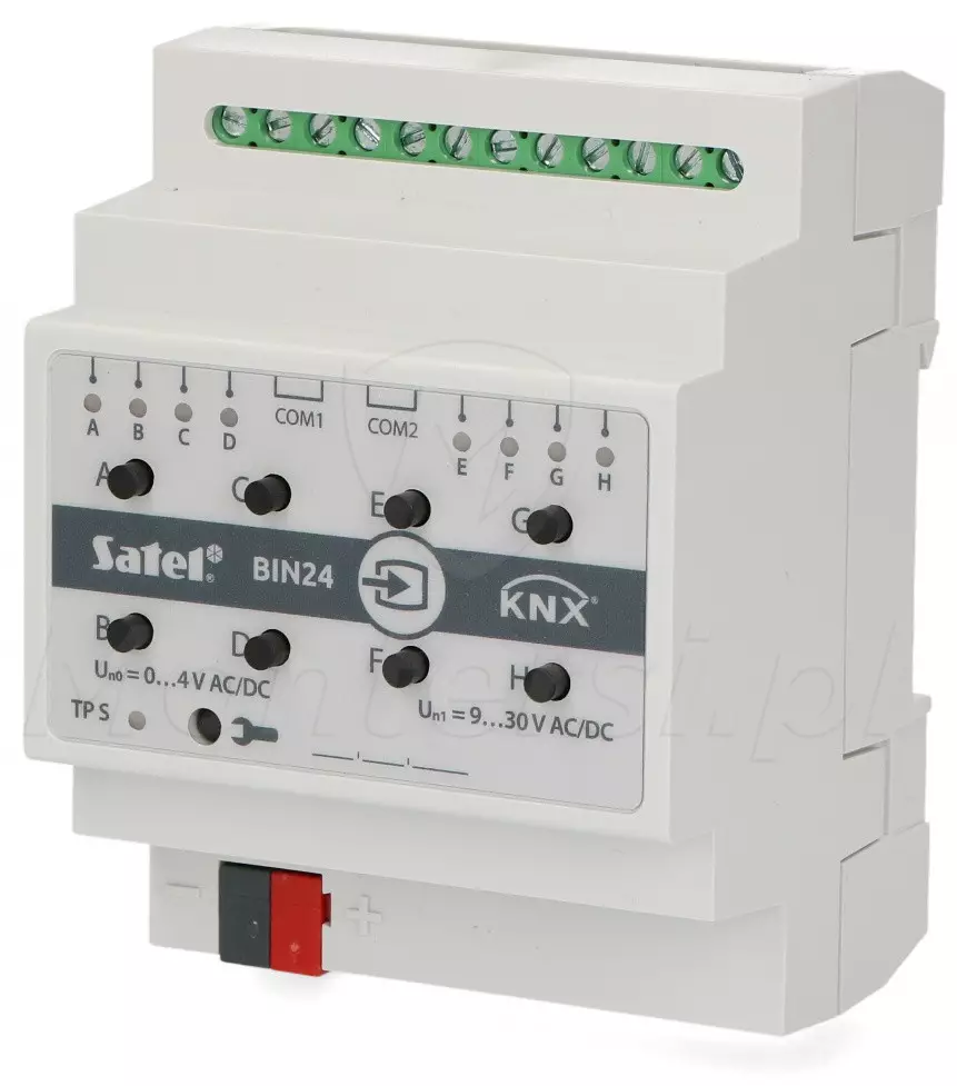 KNX-BIN24 - Uniwersalny moduł wejść binarnych