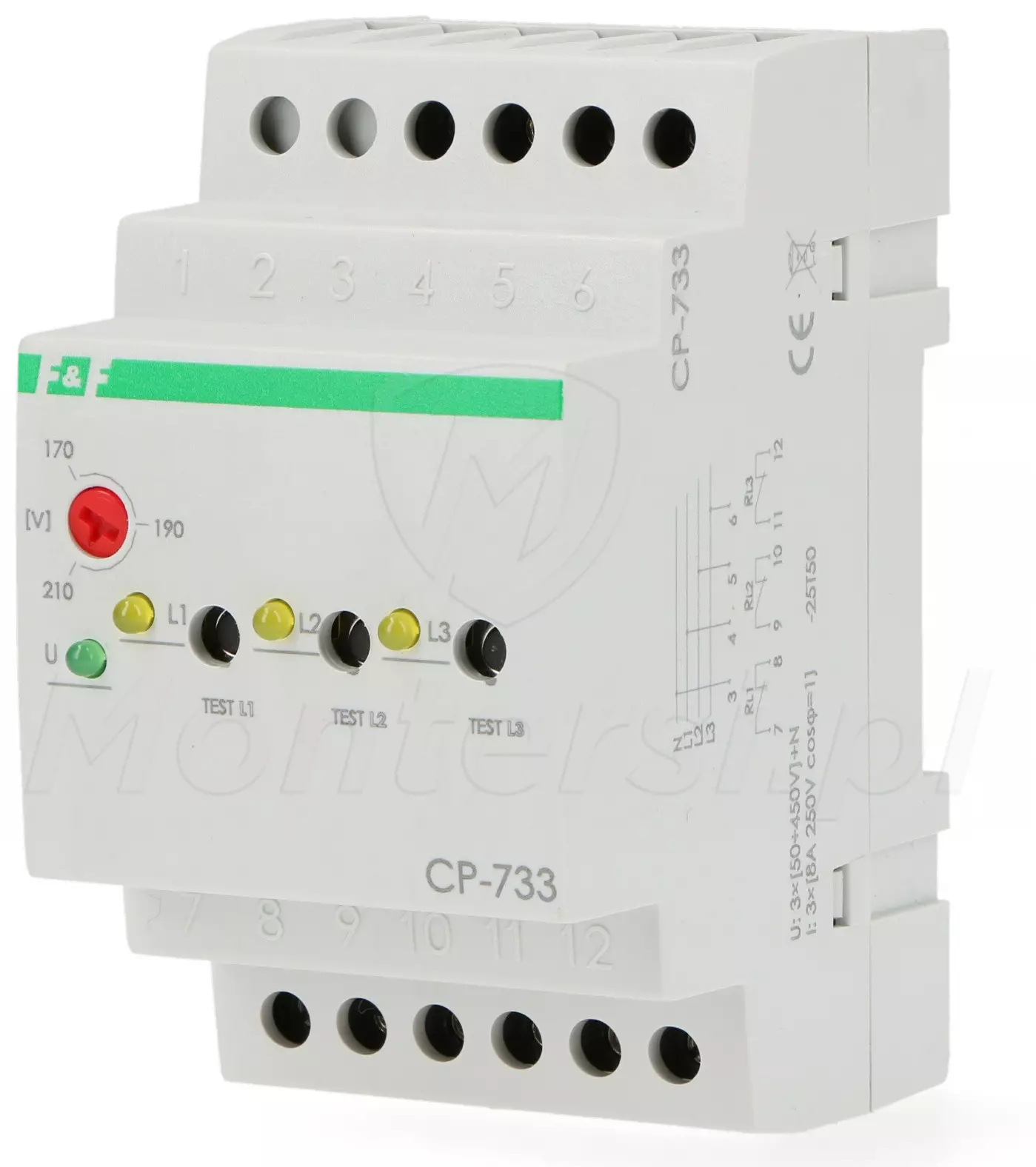 CP-733 - Przekaźnik napięciowy trójfazowy