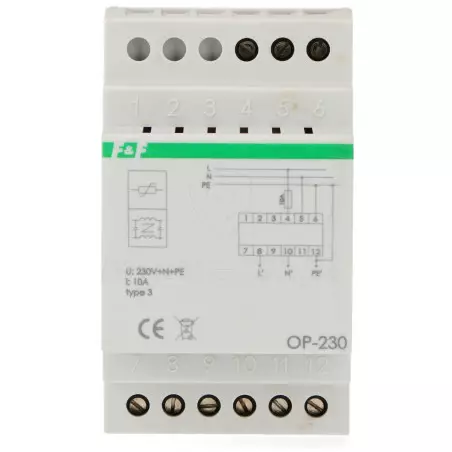 OP-230 - Filtr przeciwzakłóceniowy z układem przeciwprzepięciowym