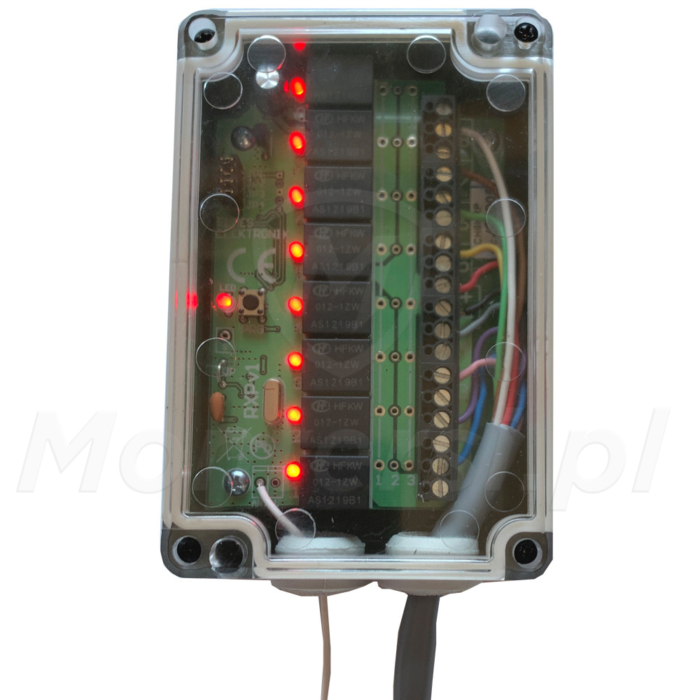 CH8HRP - 8-kanałowy odbiornik radiowy