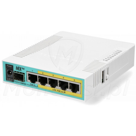 Hex PoE - Router przewodowy Mikrotik z PoE