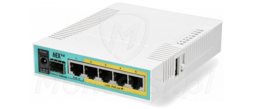 Hex PoE - Router przewodowy Mikrotik z PoE